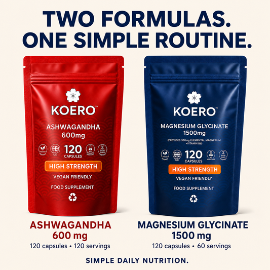 KOERO Ashwagandha + Magnesium Glycinate bundle