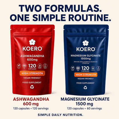 KOERO Ashwagandha + Magnesium Glycinate bundle