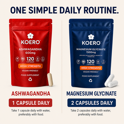 KOERO Ashwagandha + Magnesium Glycinate bundle